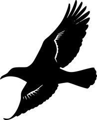 Bird silhouette vector illustration