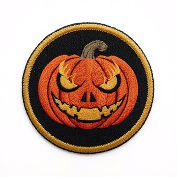 Patch Pumpkin, Patch Halloween, Patch Embroidery, Patch Sewing, Patch Handmade, Patch Fabric, Patch Craft, Patch Textile, Patch Weaving, Patch Needlework, Patch Cloth, Patch Artisan, Patch Thread, Pat