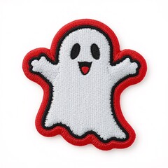 Obraz premium PatchGhost, PatchGhostBlanket, PatchLittleGhost, Halloween, Blanket, Sewing, Embroidery, Textile, Fabric, Handcraft, Handmade, Stitching, Weaving, Thread, Needlework, Applique, Quilting, Patchwork, Cr
