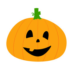 The Jack o lantern for Halloween or Holiday concept .