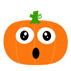 The Jack o lantern for Halloween or Holiday concept .