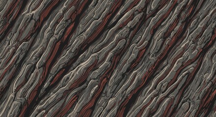 Bark texture illustration