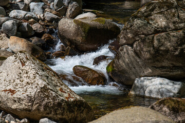 flowing water at the stream