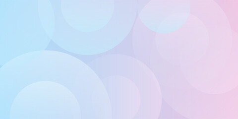abstract background .blue and pink gradation. circle effect style. modern minimalist.eps 10