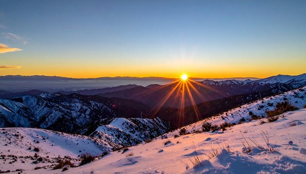 Mountain sunset panorama (11) - Powered by Adobe