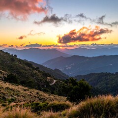 Mountain sunset vista (10)