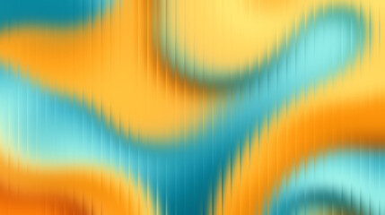 Vibrant abstract gradient waves with vertical frosted glass texture effect, dynamic modern background for design