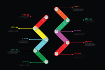 Business Infographic Template Vector Design