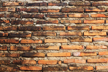 Naklejka premium house walls made of brick and cement as a background