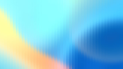Vibrant gradient blends soft yellow and orange with cool blue hues, creating a serene abstract background perfect for modern design.