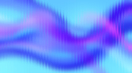 Vibrant holographic gradient waves shimmer with ethereal purple and blue hues, creating a dynamic, modern abstract background for design