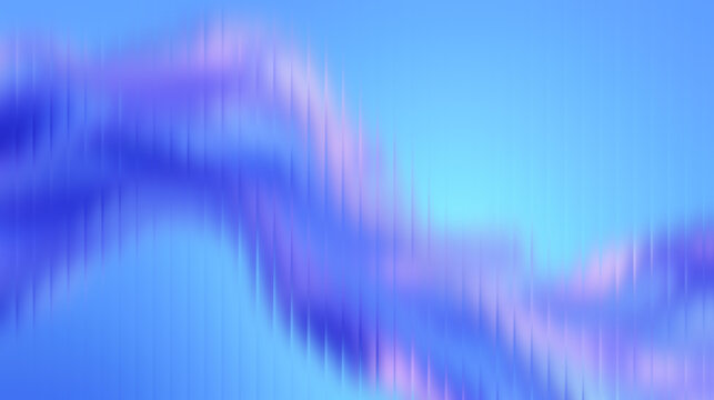 Vibrant abstract blue and purple fluid wave flowing through vertical lines, creating a dynamic, ethereal, and modern backdrop for creative projects.