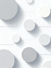 white circle background