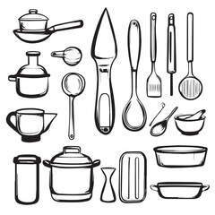 kitchen utensils set