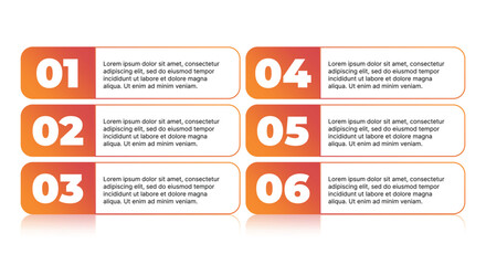 Modern Business Infographic Template – Step by Step Process Options for Success