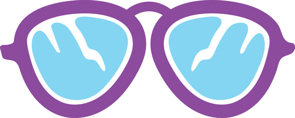 vector illustration of facial accessories