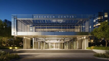 Modern research center. - Powered by Adobe