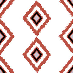 seamless geometric pattern with rhombuses modern background texture for fabric surface design packaging vector illustration