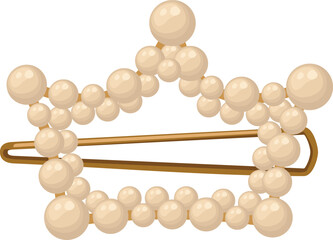 vector illustration of hair accessories