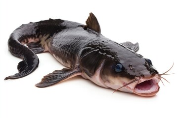 cat fish isolated on white