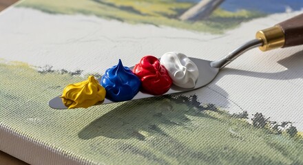 Palette Knife Art Colors.