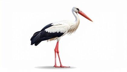 Fototapeta premium white stork ciconia