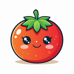 Obraz premium cute baby cartoon character tomato