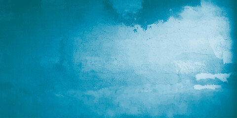 Obraz premium Blue Rough Background concrete old paint wall, Texture cement surface. Vector