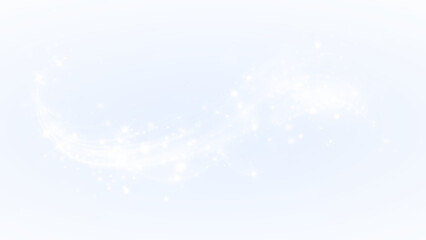 Glowing Wind: Magical Swirl of Sparkling Particles in Transparent PNG Overlay for Holiday Celebrations