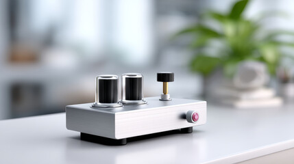 Electronic components gleam, radiating cool confidence and sleek modern design