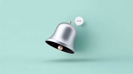Notification bell transforms, alert and high fidelity
