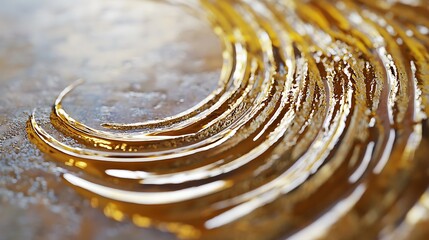 water drop on a yellow background