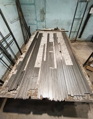 Steel rods aligned like sentinels on an industrial altar, evoking Zen precision, DIY innovation, and Ironworker's Day celebration