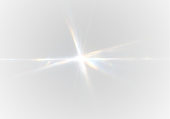 PNG rainbow shine with luminous prism glow sparkling crystal reflection bright shimmer and fantasy...