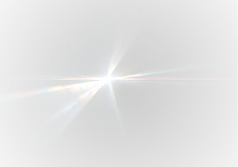 PNG prism rainbow glow with crystal shine sparkling light reflection and transparent shimmer effect