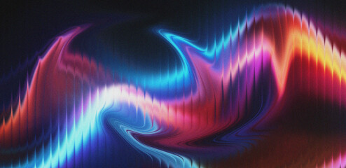 Experience vibrant energy with this stunning abstract background featuring dynamic waves of glowing...