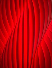 red curtain background