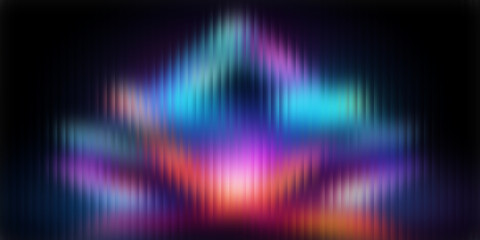 Vibrant light streaks flow in unique formations creating a stunning backdrop for presentations and...