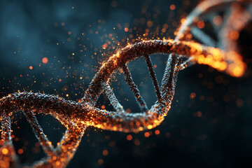 Scientific Visualization of DNA with Radiant Energy Flow