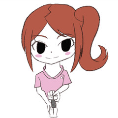 患者に注射する看護師の女の子