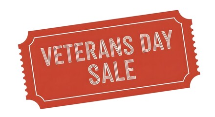 Veterans day sale discount offer festive badge promotional event special announcement
