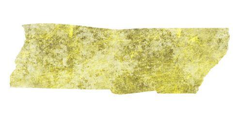 yellow sticker paper tape washi tape high quality isolated	3d