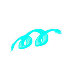 Fototapeta premium Blue spin paint