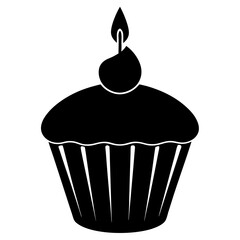 silhouette-of-a-cupcake-with-candle