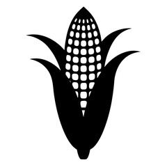 vector illustration of a corn