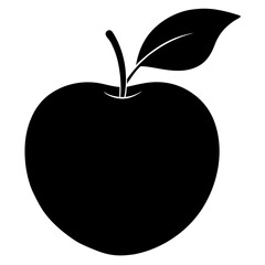 red apple vector illustration