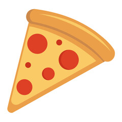 vector illustration of pizza