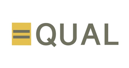 Creative equality logo featuring a unique "=" symbol in place of the E, housed in a bright box. Ideal for social awareness, justice campaigns, inclusive brands, and cultural movements.