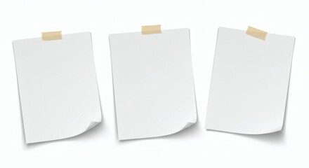 Taped Tales Trio of Blank Notes with Ready for Your Story.