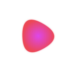 Gradient blur round shape, Blob, abstract colorful sphere, abstract shape,blur effect, Red, Purple